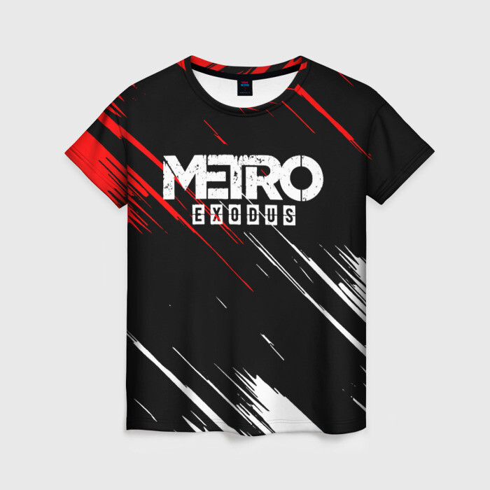 Женская футболка 3D METRO EXODUS. фото