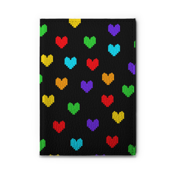 Обложка для автодокументов UNDERTALE HEART фото