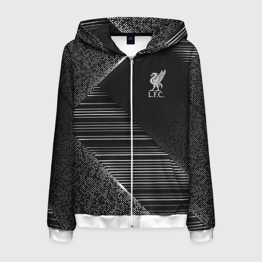 Мужская толстовка 3D на молнии Liverpool F C фото