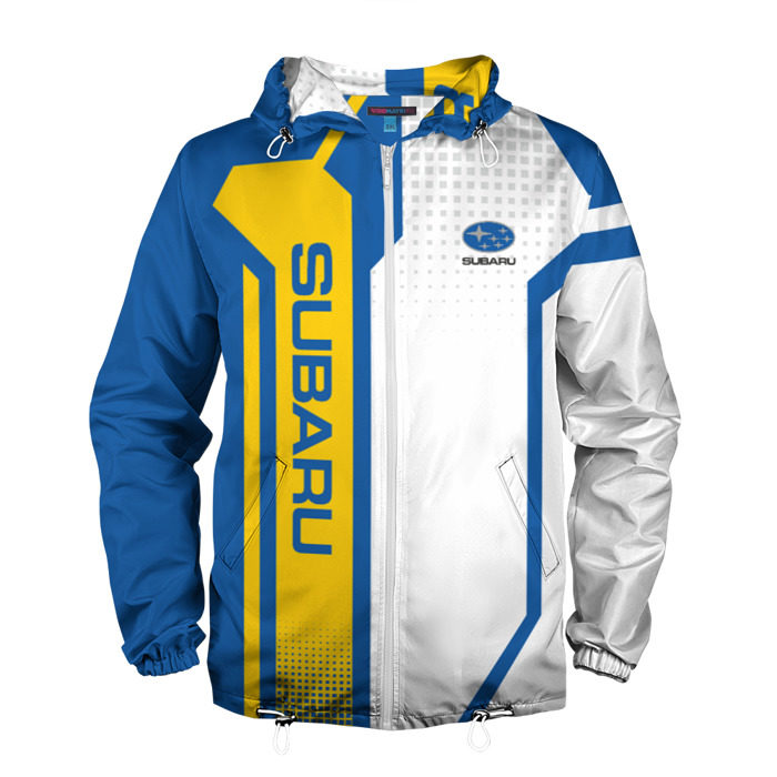 Мужская ветровка 3D Subaru Driver team фото