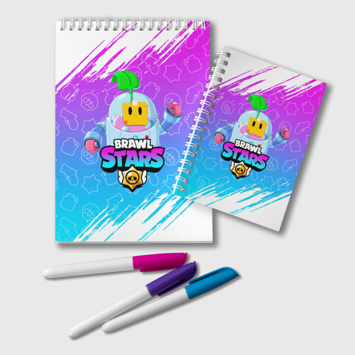 Блокнот BRAWL STARS SPROUT фото