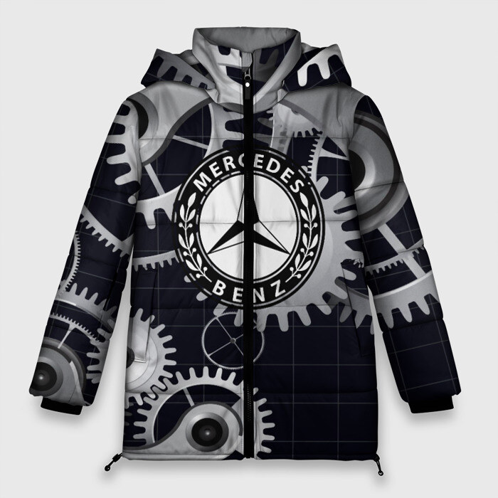Женская зимняя куртка 3D MERCEDES-BENZ фото