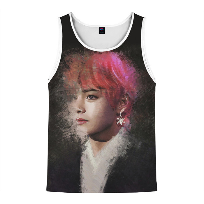 Мужская майка 3D BTS фото