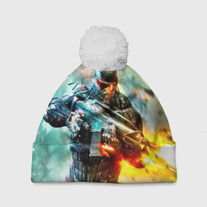 Шапка 3D c помпоном CRYSIS фото