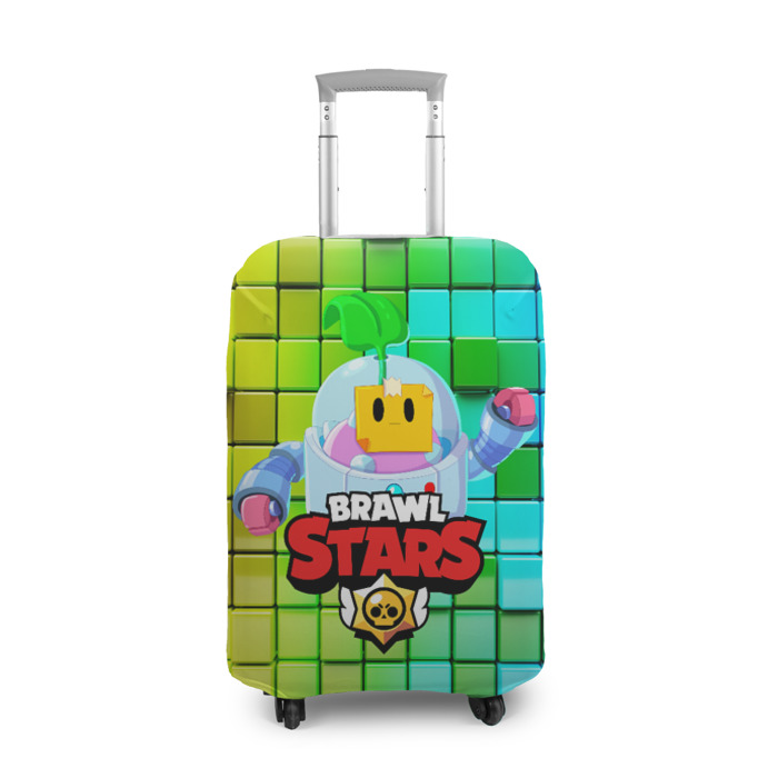 Чехол для чемодана 3D BRAWL STARS SPROUT фото