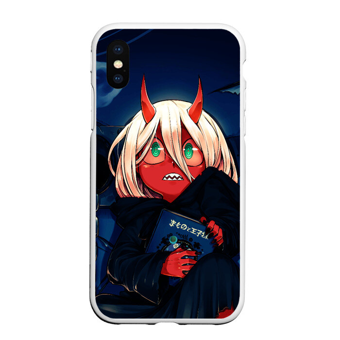 Чехол для iPhone XS Max матовый DARLING IN THE FRANXX фото