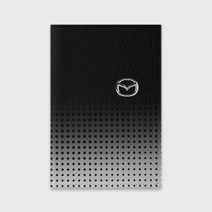 Обложка для паспорта матовая кожа Mazda фото