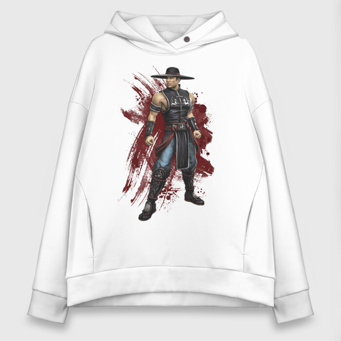 Женское худи Oversize хлопок Kung Lao фото