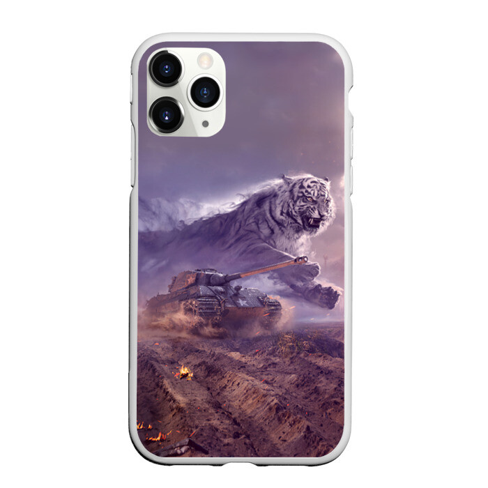 Чехол для iPhone 11 Pro матовый Танк фото