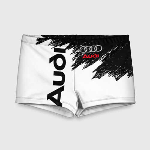 Детские купальные плавки 3D AUDI фото