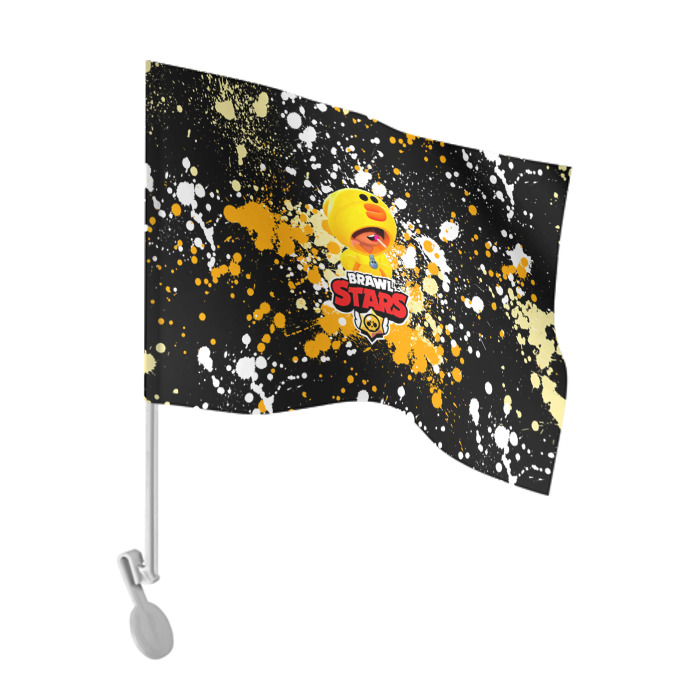 Флаг для автомобиля BRAWL STARS SALLY LEON фото