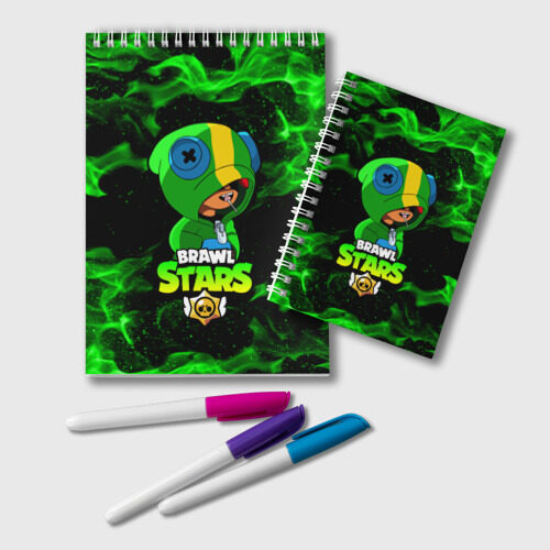 Блокнот Brawl Stars LEON фото