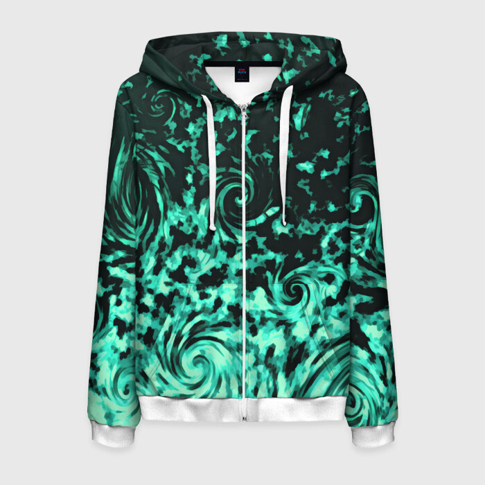 Мужская толстовка 3D на молнии VORTEXES фото