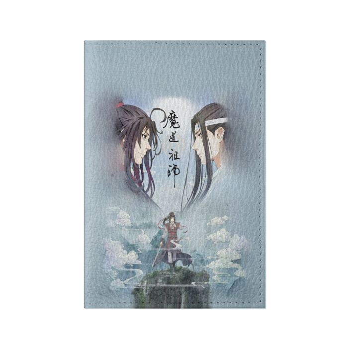 Обложка для паспорта матовая кожа Магистр дьявольского культа фото