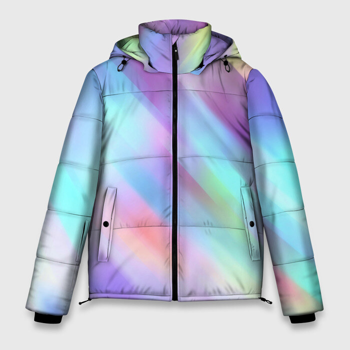 Мужская зимняя куртка 3D ГРАДИЕНТ фото