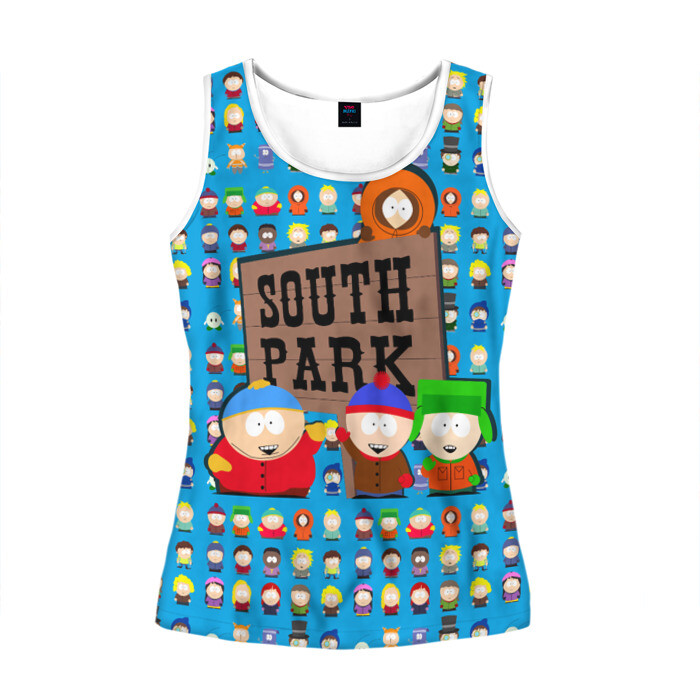 Женская майка 3D Южный парк фото