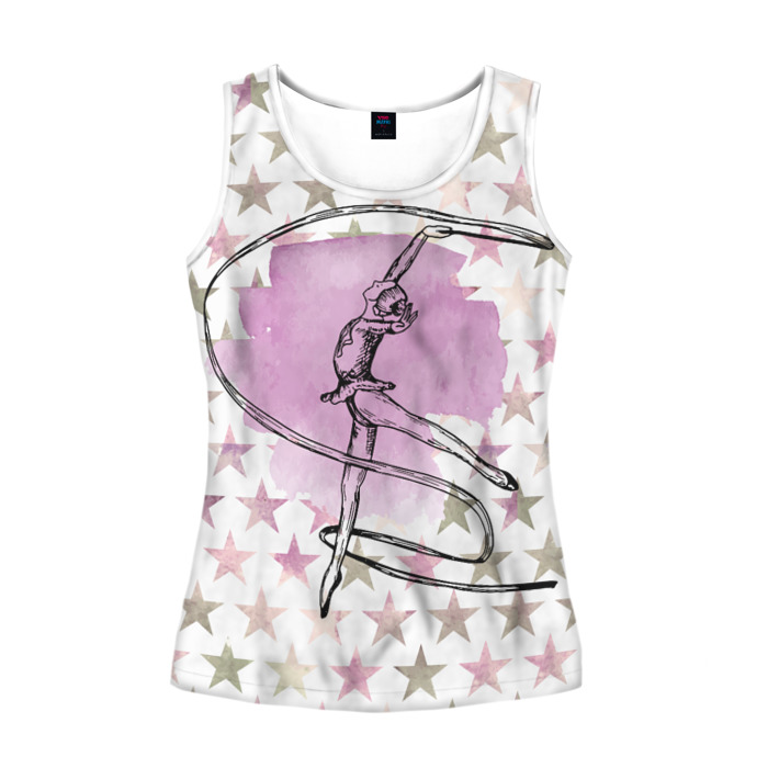 Женская майка 3D gymnastics фото