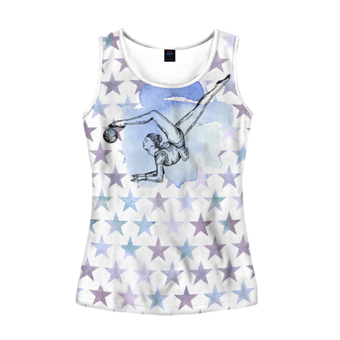 Женская майка 3D gymnastics фото