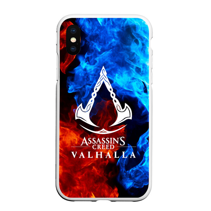 Чехол для iPhone XS Max матовый ASSASSIN`S CREED VALHALLA фото