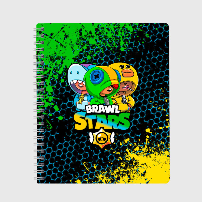 Тетрадь Brawl Stars Leon Trio фото