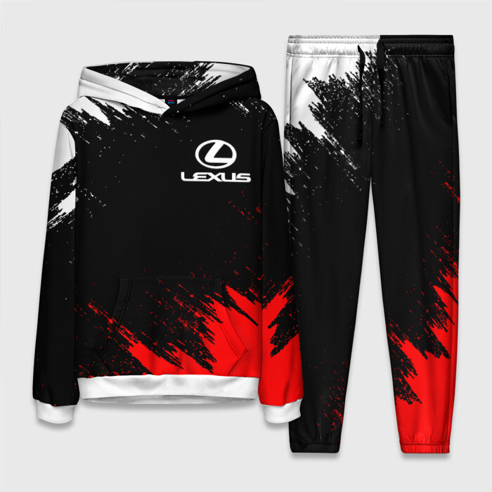 Женский костюм 3D (с толстовкой) LEXUS   ЛЕКСУС фото