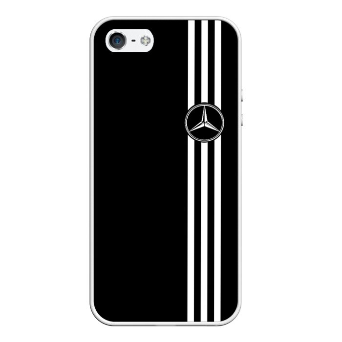 Чехол для iPhone 5/5S матовый MERCEDES-BENZ фото