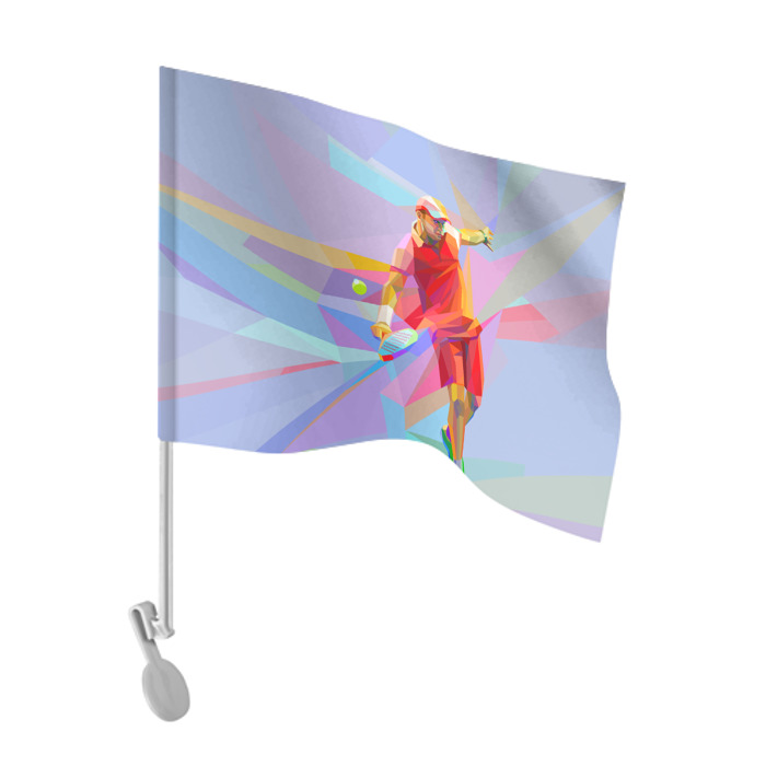 Флаг для автомобиля Абстракция фото