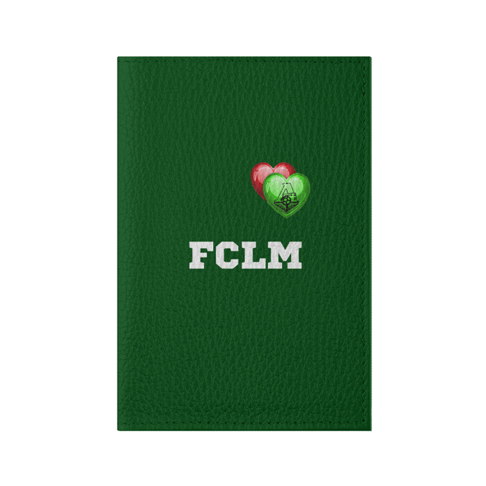 Обложка для паспорта матовая кожа Локомотив фото