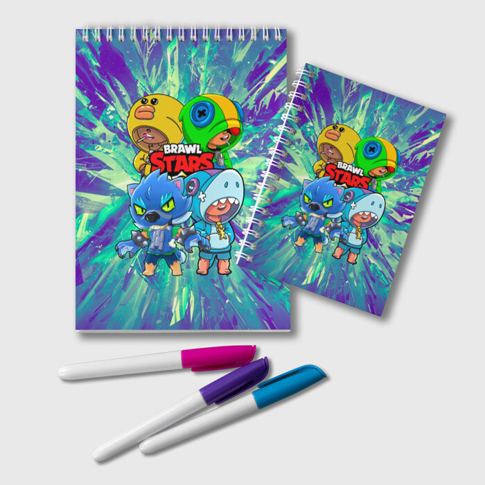 Блокнот Brawl Stars Leon Quattro фото