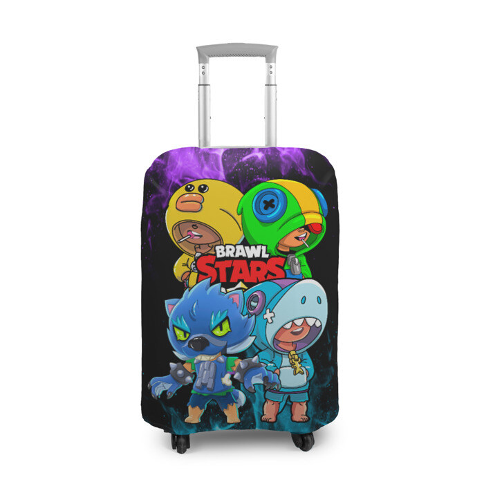 Чехол для чемодана 3D Brawl Stars Leon Quattro фото