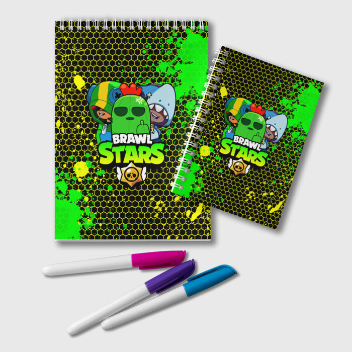 Блокнот BRAWL STARS TRIO фото