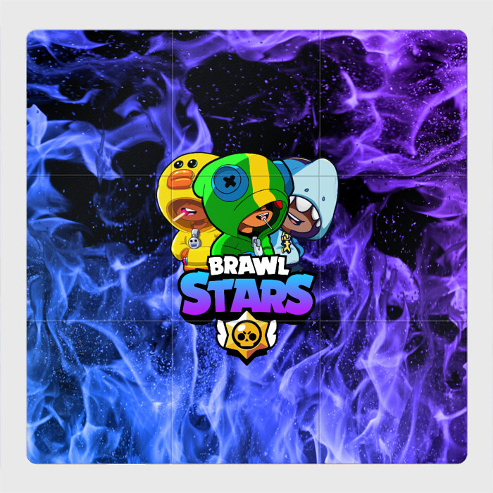 Магнитный плакат 3Х3 BRAWL STARS TRIO фото