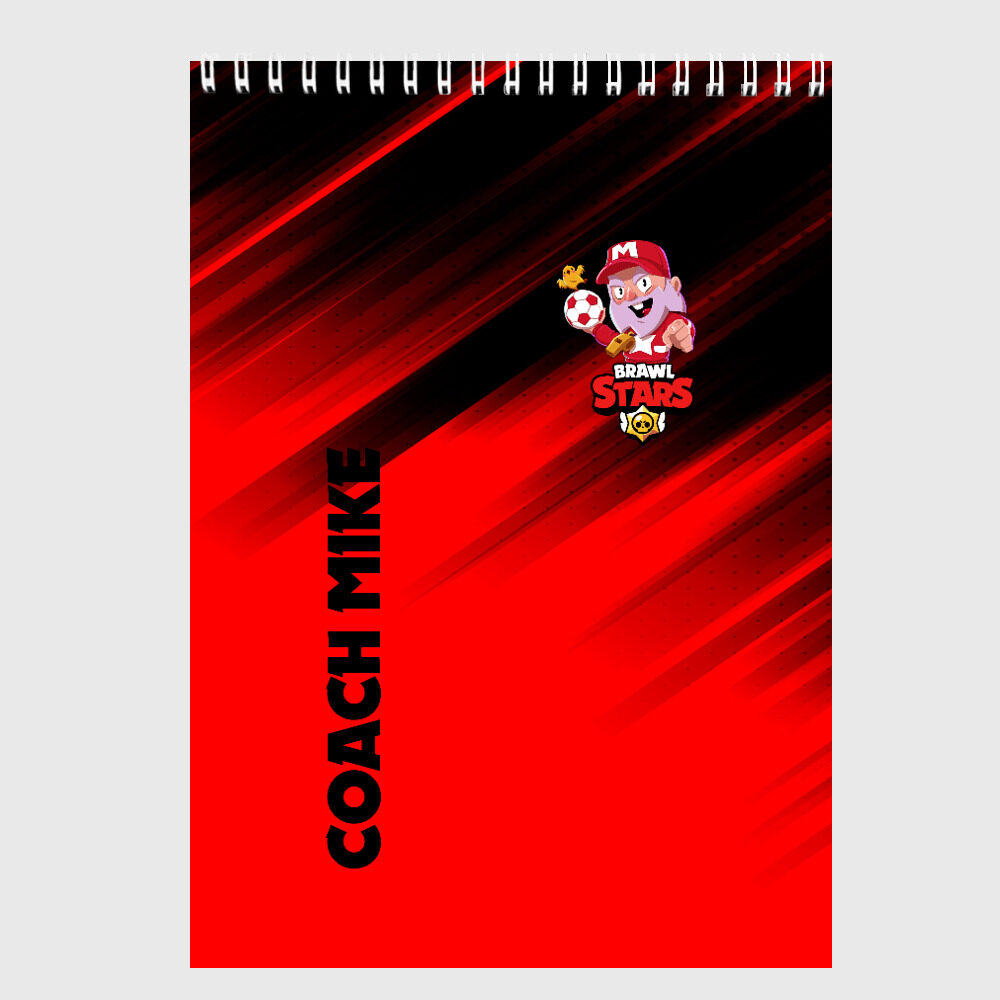 Скетчбук BRAWL STARS COACH MIKE фото