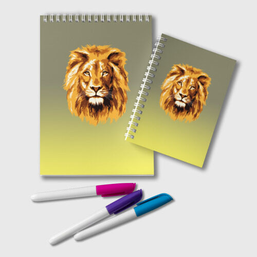 Блокнот Лев фото