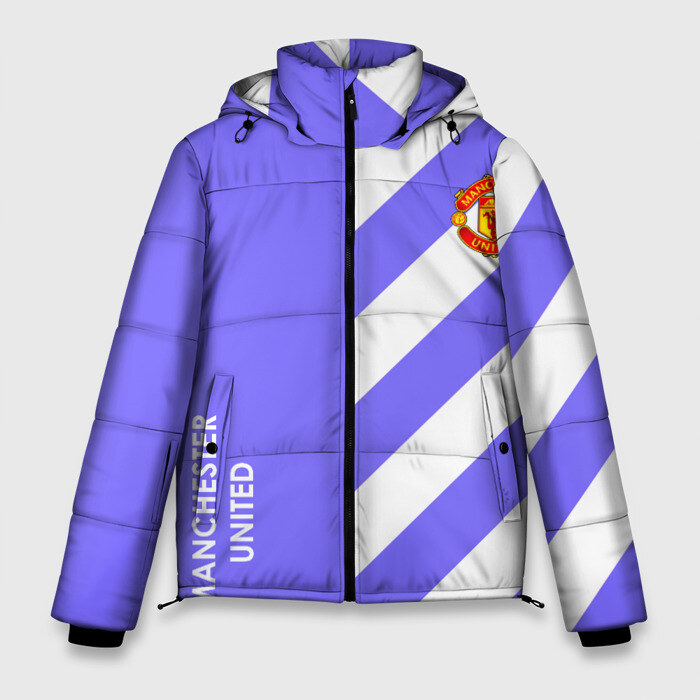Мужская зимняя куртка 3D Manchester United фото