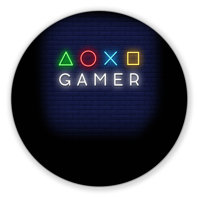 Коврик для мышки круглый Doxo Gamer фото