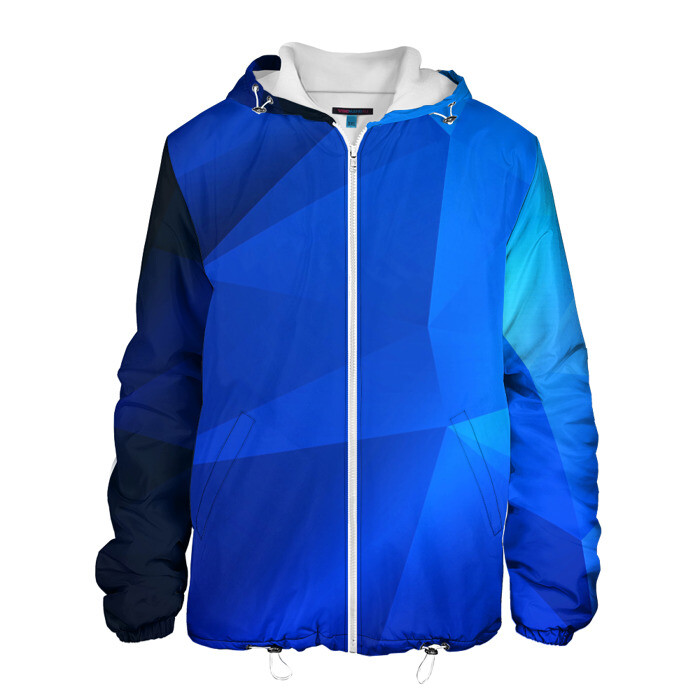 Мужская куртка 3D SHADES OF BLUE фото