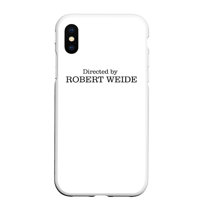 Чехол для iPhone XS Max матовый Directed by Robert Weide фото