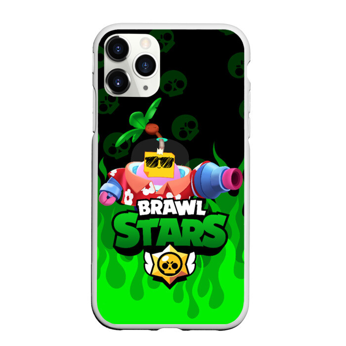 Чехол для iPhone 11 Pro матовый СПРАУТ BRAWL STARS фото
