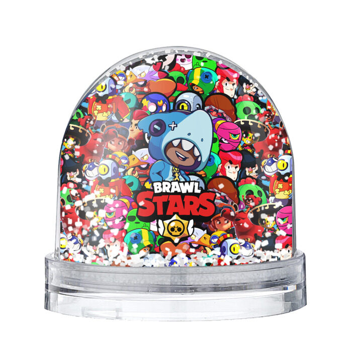 Снежный шар Brawl Stars LEON SHARK фото