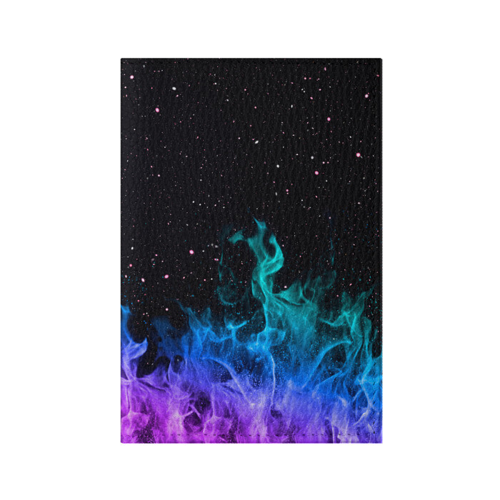 Обложка для паспорта матовая кожа Перламутровый огонь фото