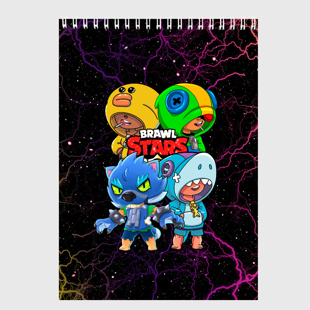 Скетчбук Brawl Stars Leon Quattro фото