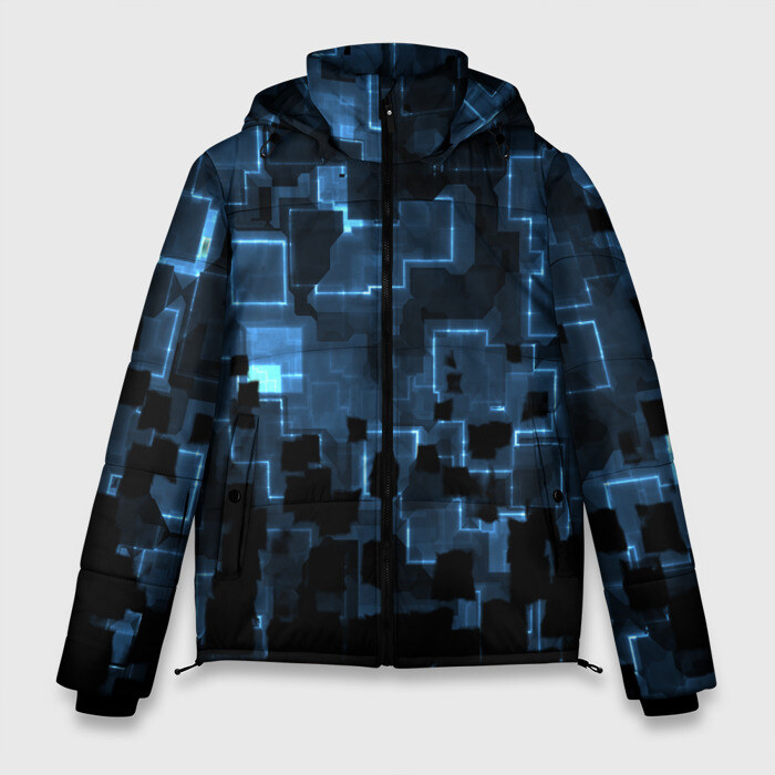 Мужская зимняя куртка 3D Fun art фото
