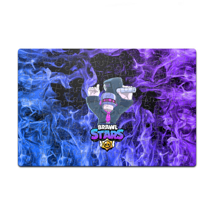 Пазл магнитный 126 элементов BRAWL STARS DJ FRANK фото