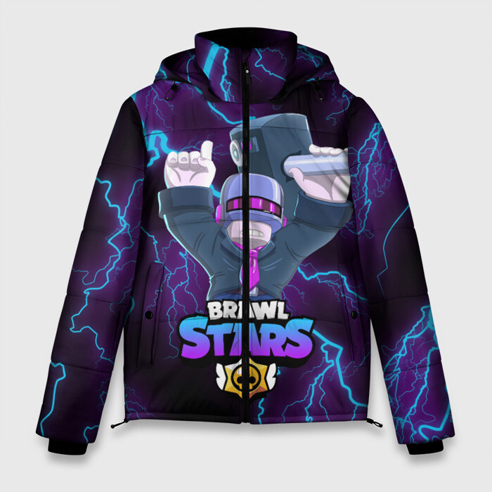 Мужская зимняя куртка 3D BRAWL STARS DJ FRANK фото