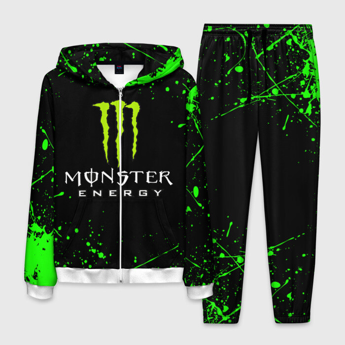 Мужской костюм 3D MONSTER ENERGY фото