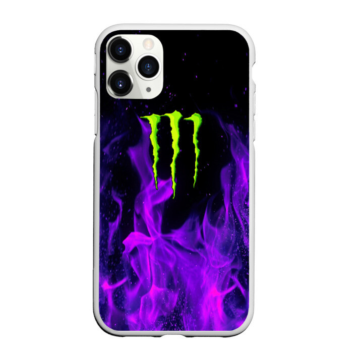 Чехол для iPhone 11 Pro матовый MONSTER ENERGY фото