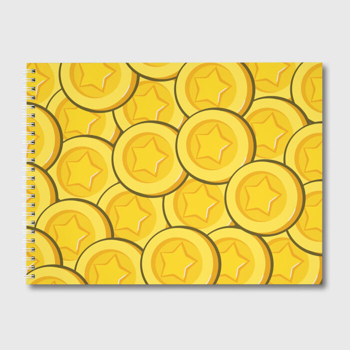 Альбом для рисования МОНЕТКИ фото