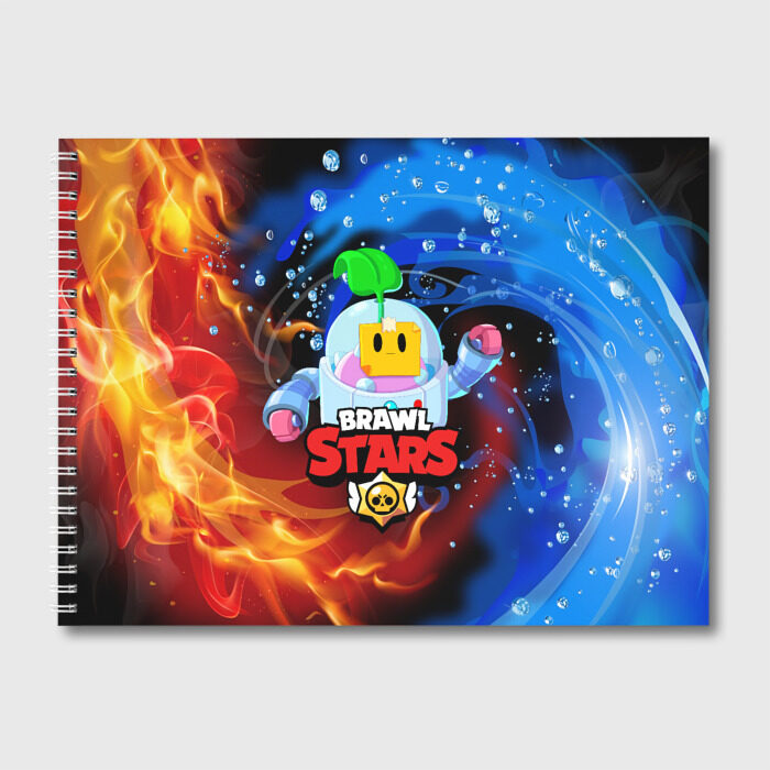 Альбом для рисования BRAWL STARS SPROUT фото