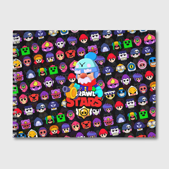 Альбом для рисования BRAWL STARS GALE фото